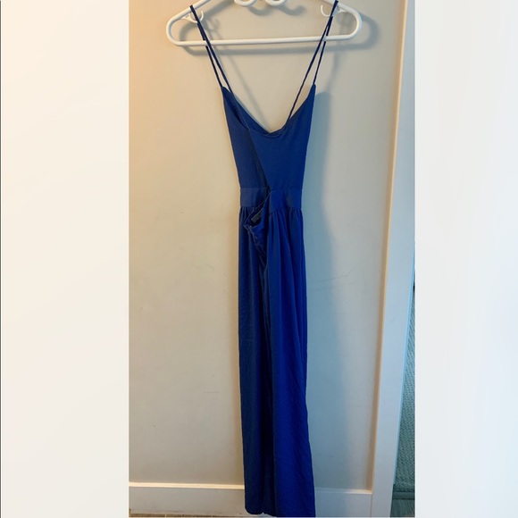 Blue Floor Length Dress - Picture 2 of 4